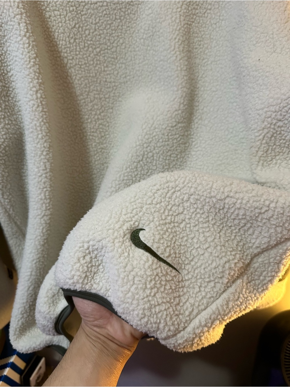 Nike ACG Cream Sherpa Ninja Fleece Jacket - Picture 7 of 9